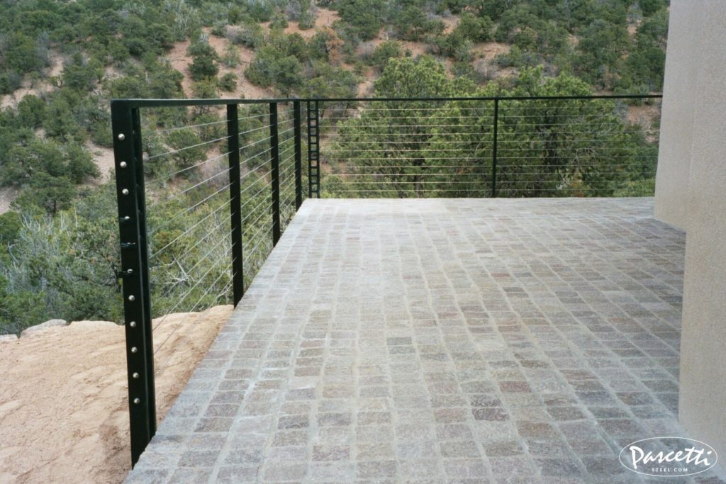residential exterior cable railing system