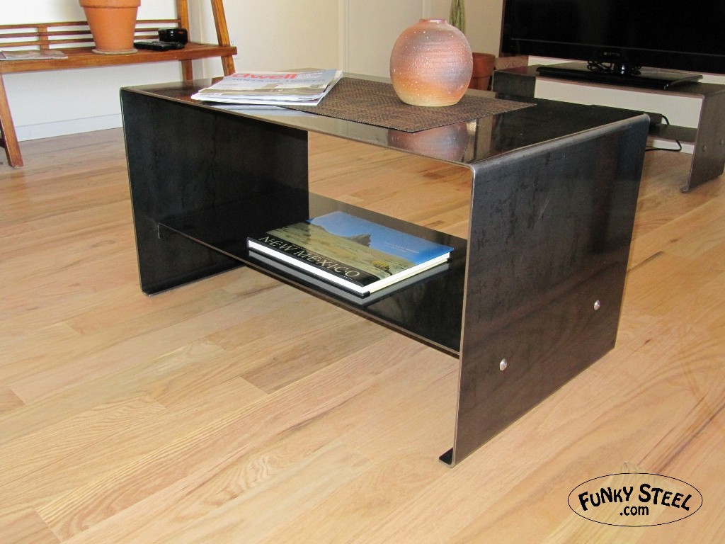 steel bent plate table