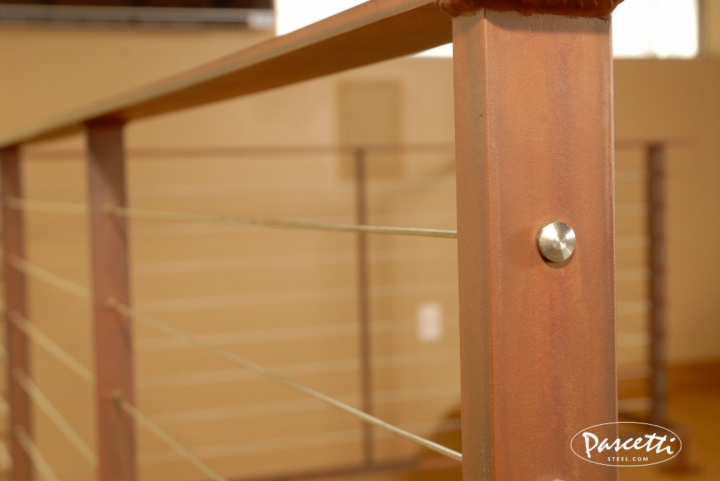 cable railing residential end caps