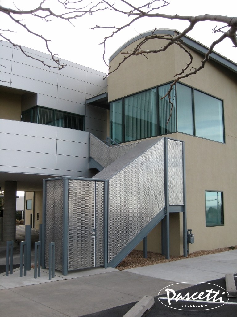 commercial perforated aluminum panels enclosed secure