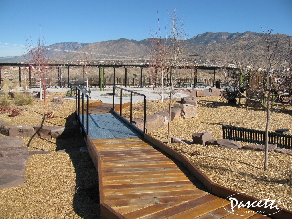 Commercial ada compliant handrails and tread system