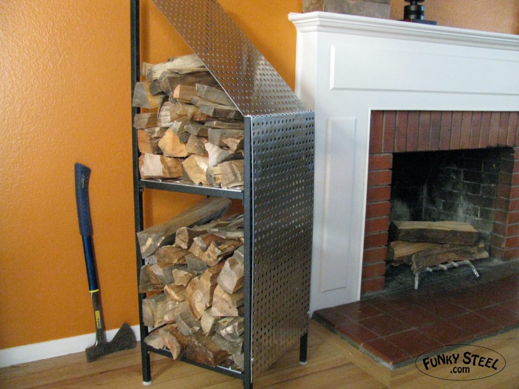 firewood storage rack