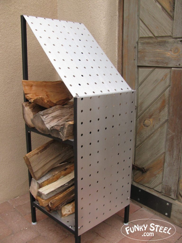 firewood storage rack