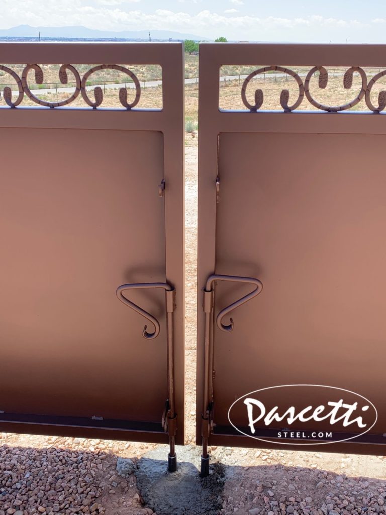 custom steel double locking cane bolts