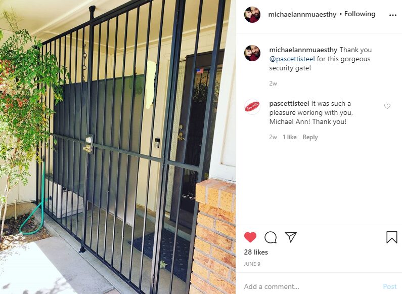 customer testimonial custom gate