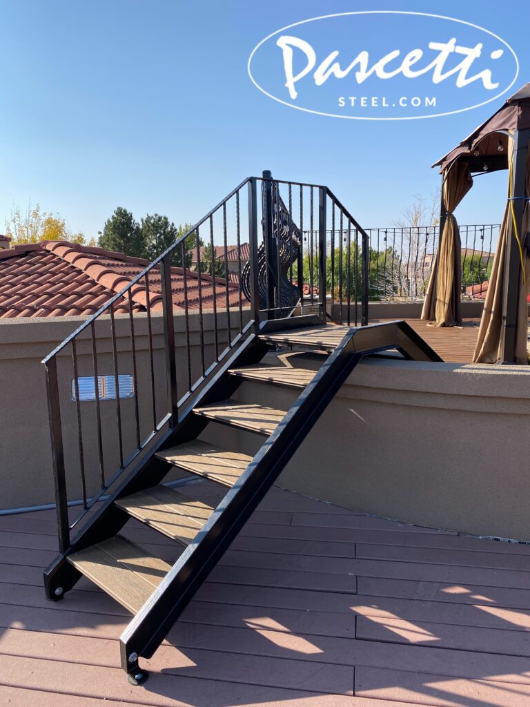 Rooftop Parapet Stairs