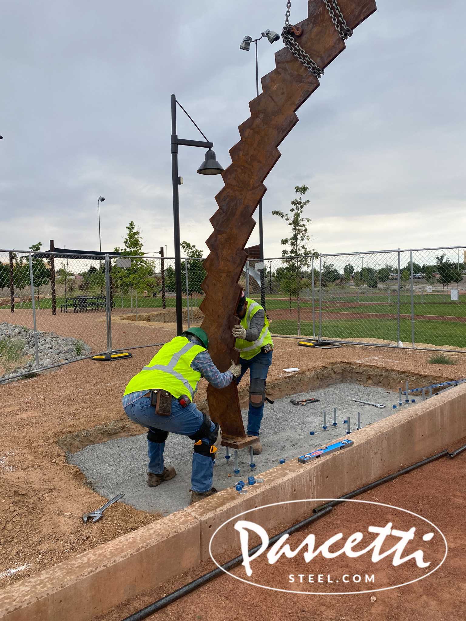 Steel Shade Campus Structure